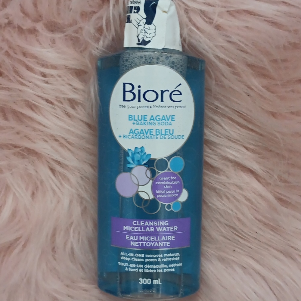 Brand New BIORE BLUE AGAVE Cleansing Micellar Water
